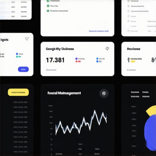 Monitoring Local SEO Performance in El Paso A computer screen displaying local SEO dashboards with graphs, reviews, and ranking data for El Paso businesses.