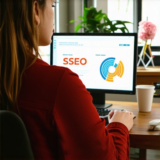 A person reviewing Google Maps analytics for local SEO in El Paso.