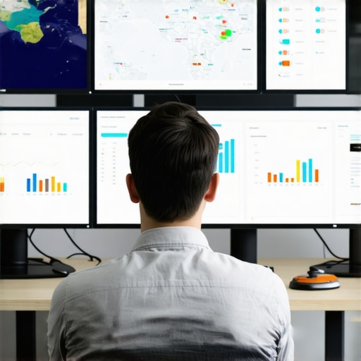 Expert analyzing local maps performance SEO expert monitoring local business map rankings and analytics