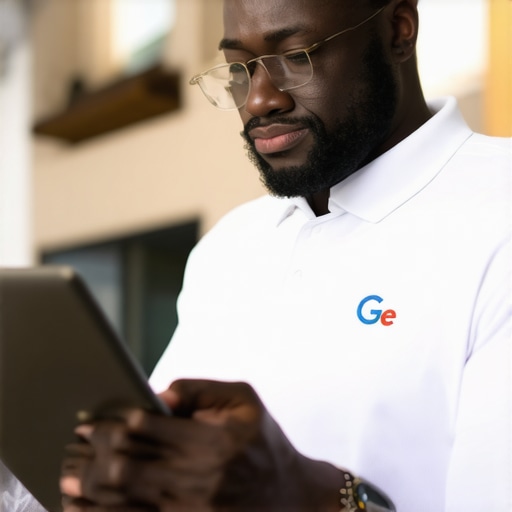 Optimizing Google Maps for El Paso Business Business owner updating Google Maps profile on a laptop in El Paso