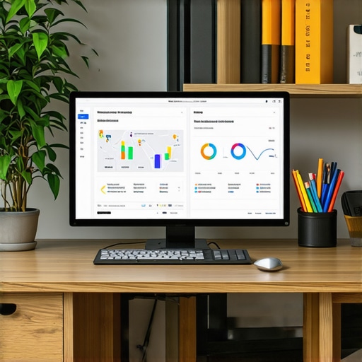SEO Tools for Map Optimization in El Paso Desk with laptop displaying local SEO analytics, maps, and optimization tools