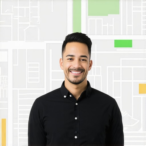 Business owner optimizing Google Maps profile with El Paso landmarks and community tags