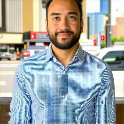 El Paso business owner working on Google My Business profile with maps and SEO tools