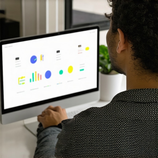 Marketing professional reviewing El Paso local SEO performance data.